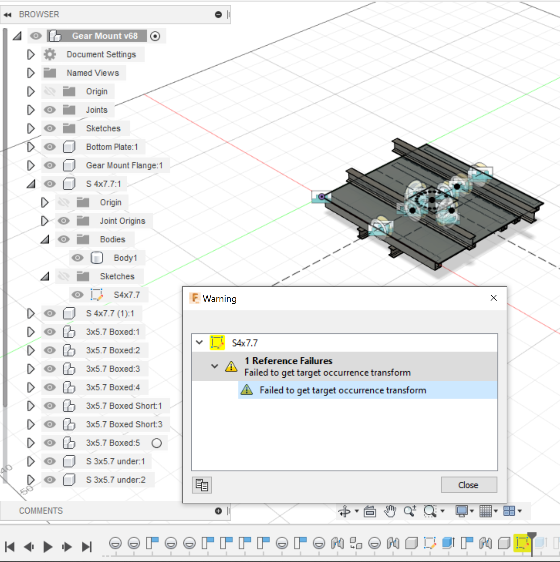 Copy New Error - "Failed to get target occurrence transform" - Autodesk ...