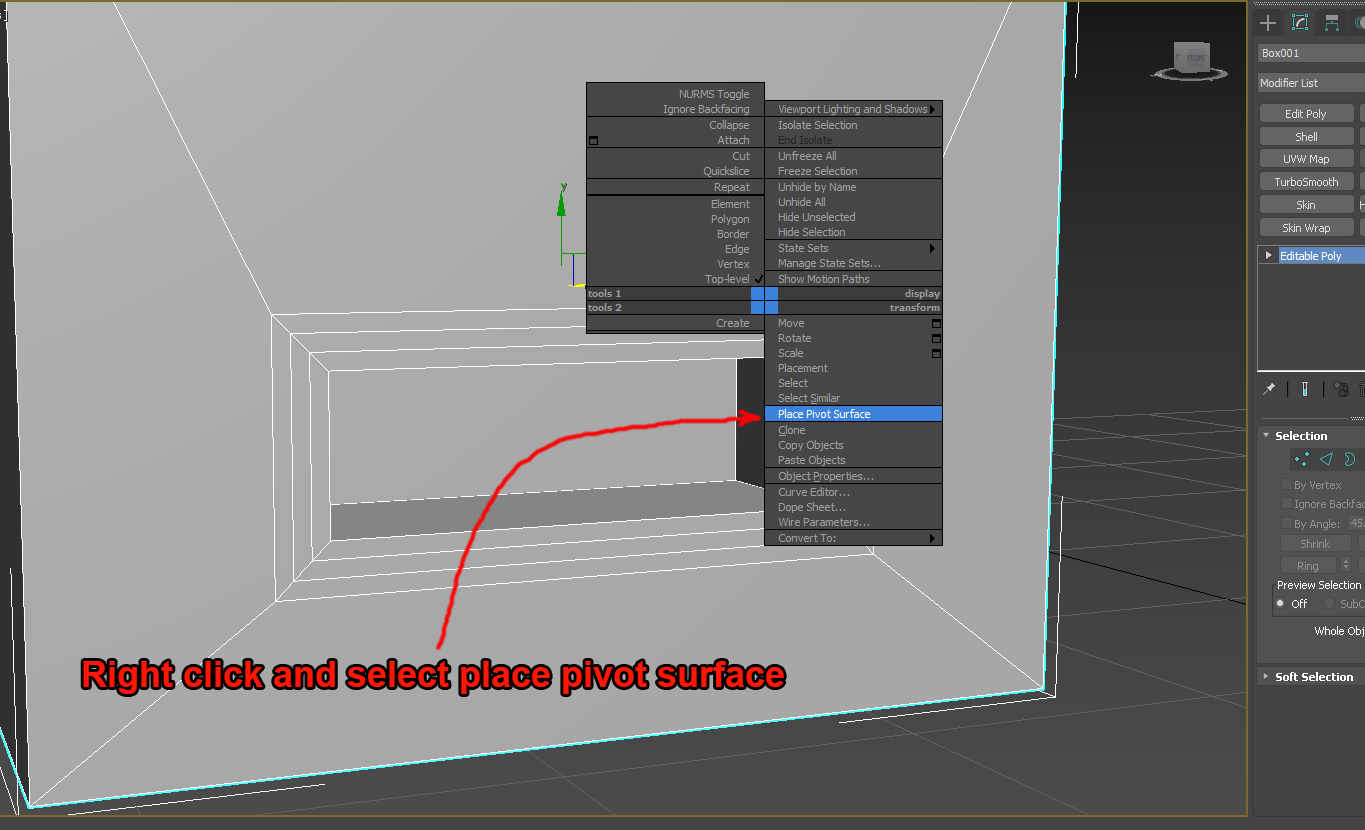 Solved: How to adjust and rotate the vertex's pivot of editable polygon -  Autodesk Community - 3ds Max