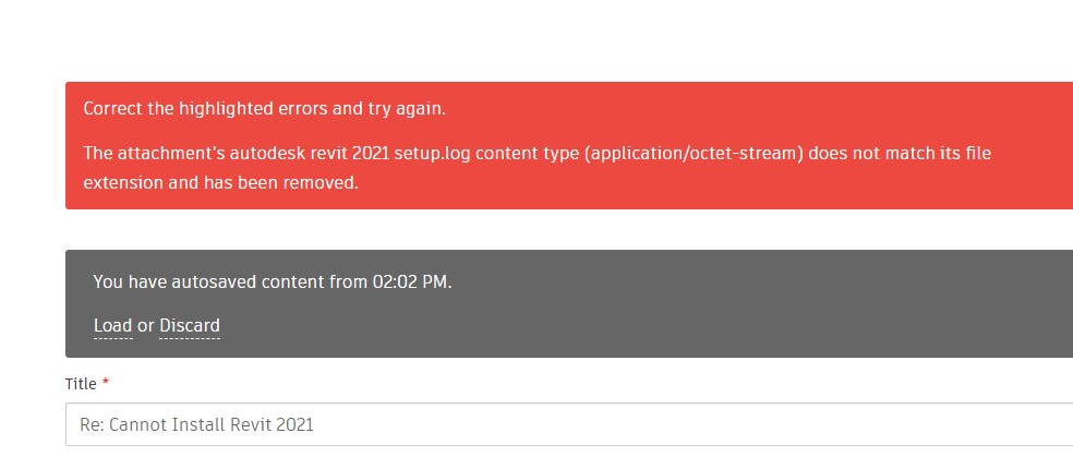 Cannot Install Revit 2021 - Autodesk Community
