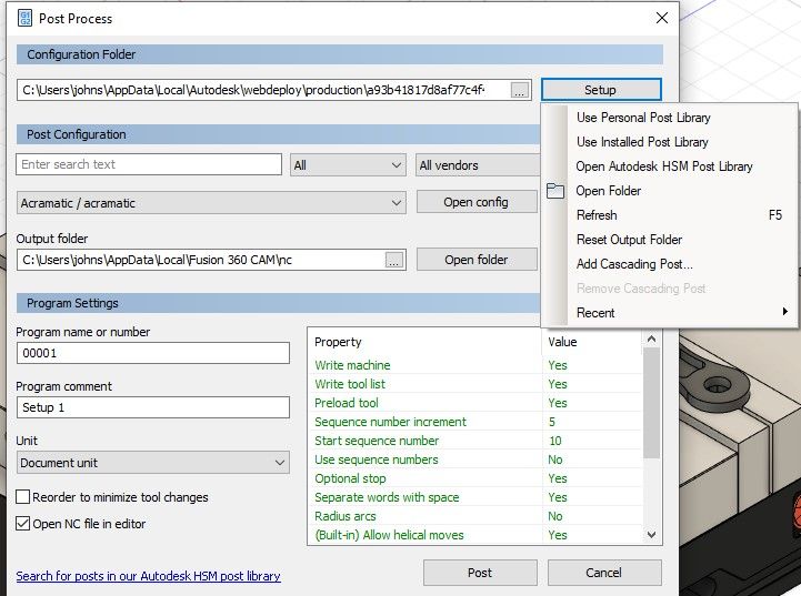 Fusion 360 Sinumerik 840D post - TRAORI Disable - Autodesk Community -  Fusion 360