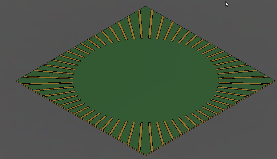 Radial pattern aligned along a liner path - Autodesk Community