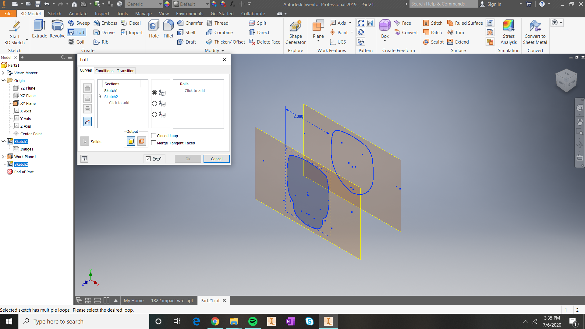 Loft Issue - Autodesk Community