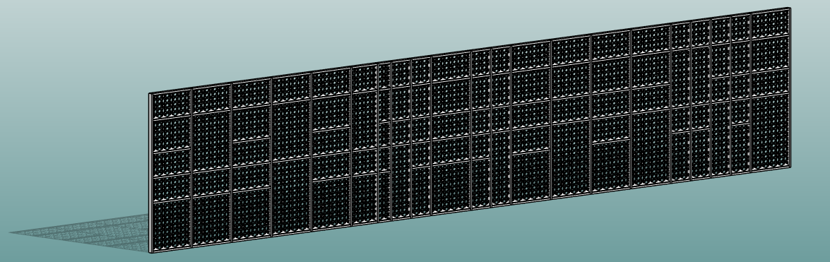 Solved: perforated parametric curtain wall panel revit - Autodesk Community  - Revit Products