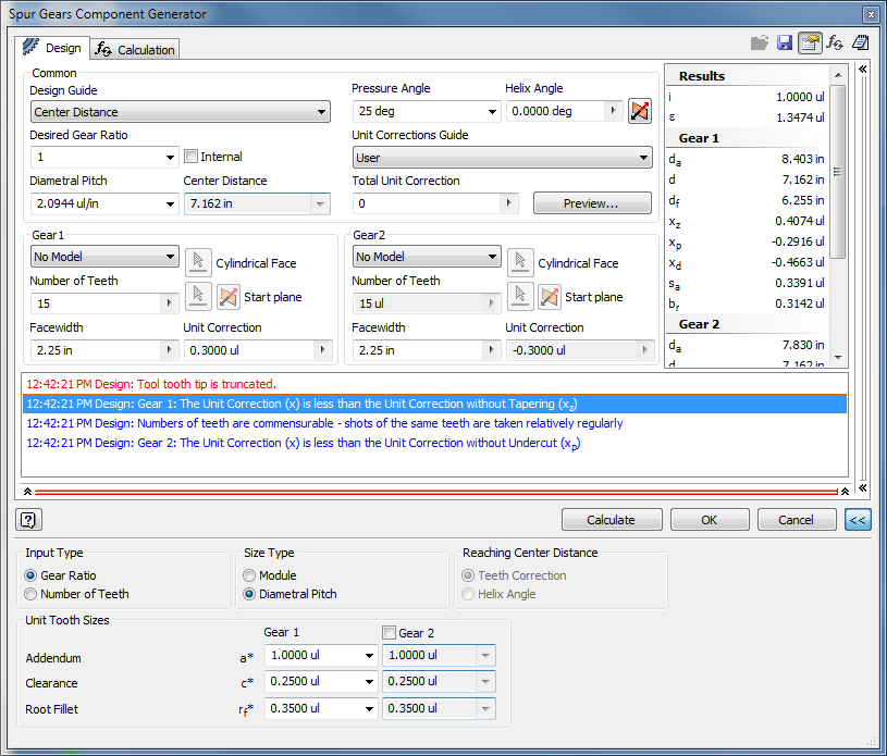 Rack and Pinion Gear Design calculator - Autodesk Community - Inventor