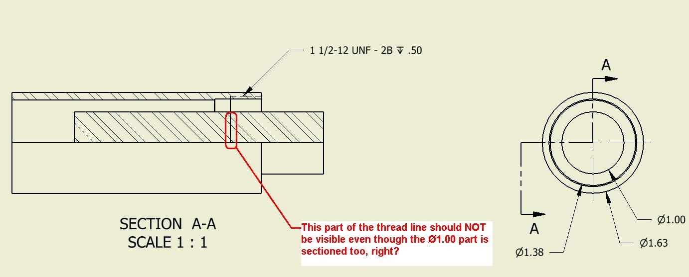Fix thread line in sectioned / break out views - Autodesk Community