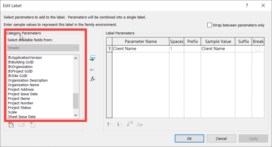 Label Parameter Autofills - Autodesk Community