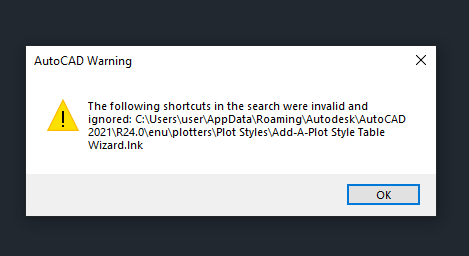 Featured image of post The Following Shortcuts In The Search Were Invalid And Ignored However their shortcuts remain in the other subfolder of classicmenu indicator