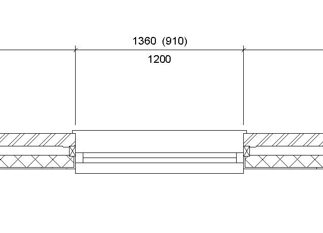 Suggested automatic dimension for wall openings