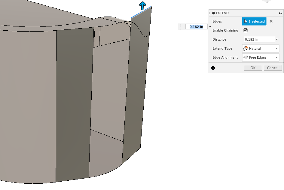 Solved: Unable to clean up surface / blend radii - Autodesk Community
