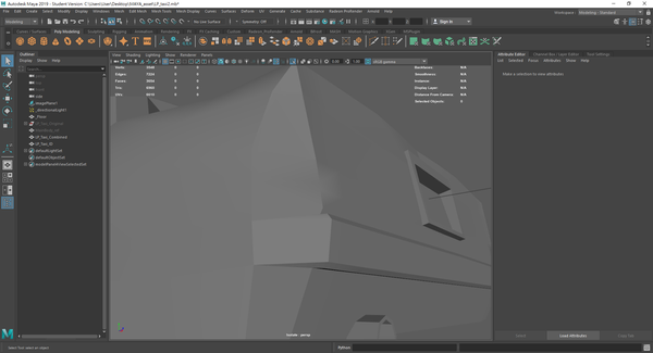 Solved: Faces show weird shadow/blurred - Autodesk Community - Maya