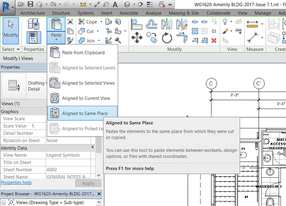 Copy and use Aligned to same place