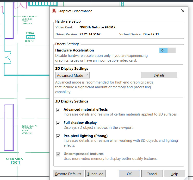 Solved: Problems with GeForce NVIDIA 940mx - Autodesk Community - AutoCAD