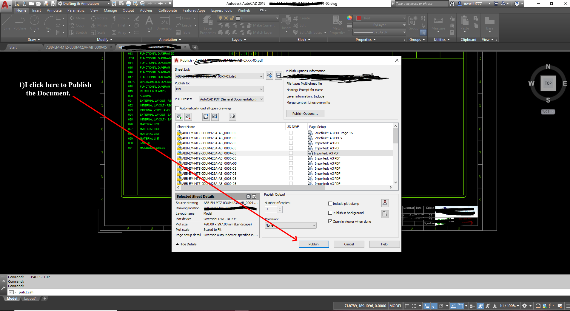 How do i Control the naming of the PDF file in the Adobe Acrobat PDF