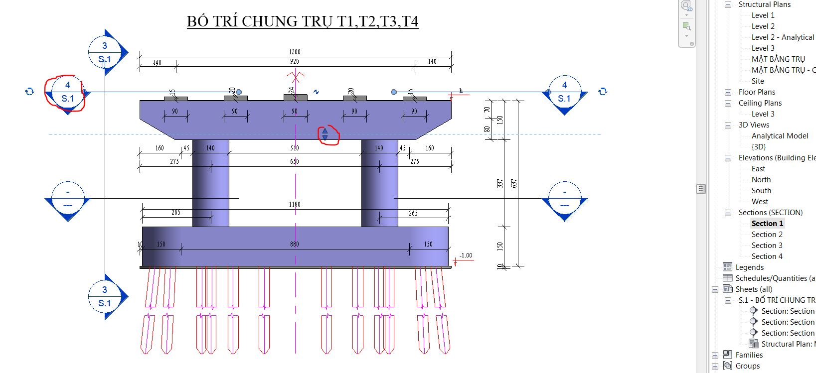 Solved: Can't see the element in section - Autodesk Community
