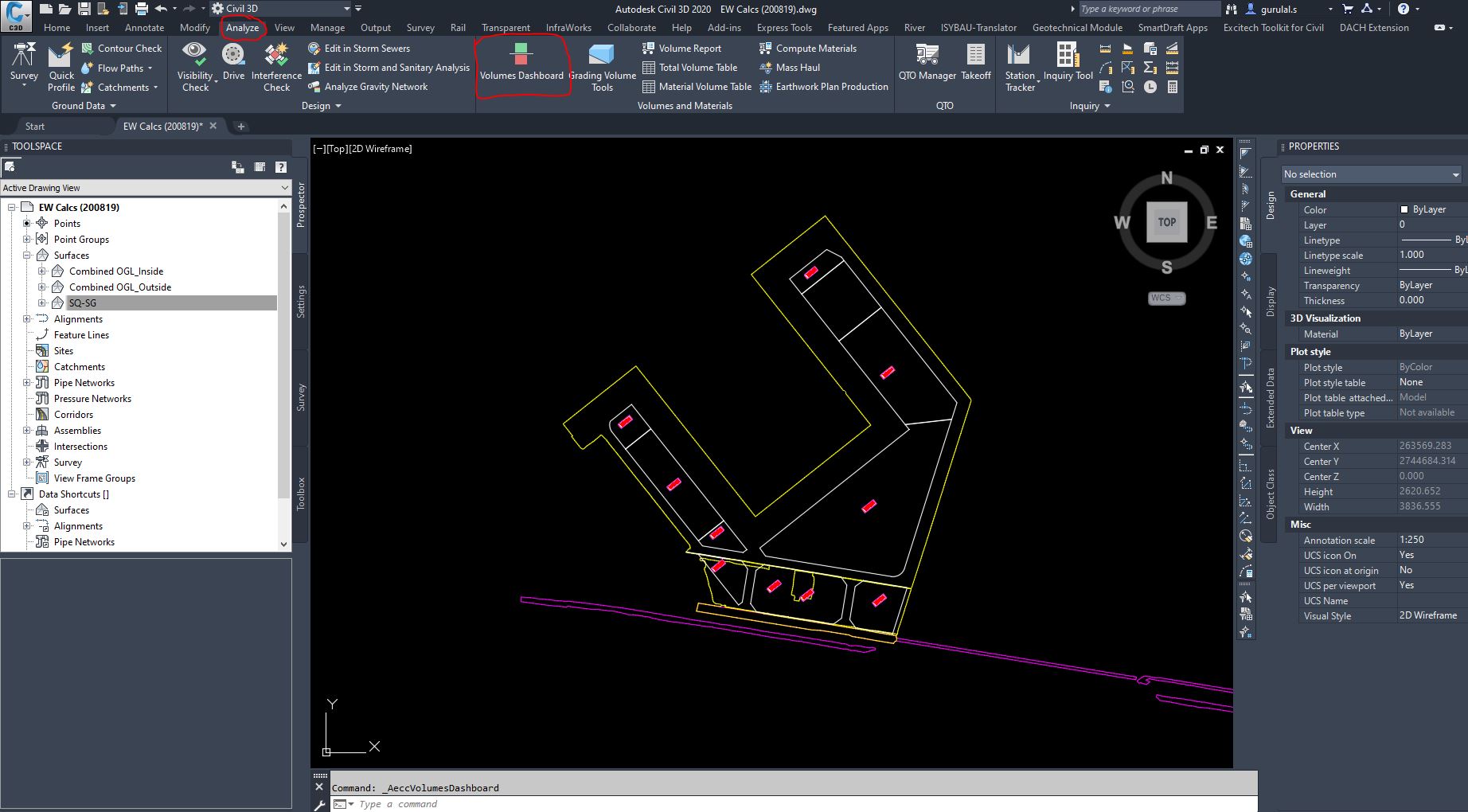 Surface Comparison volumes for multiple boundaries Autodesk Community