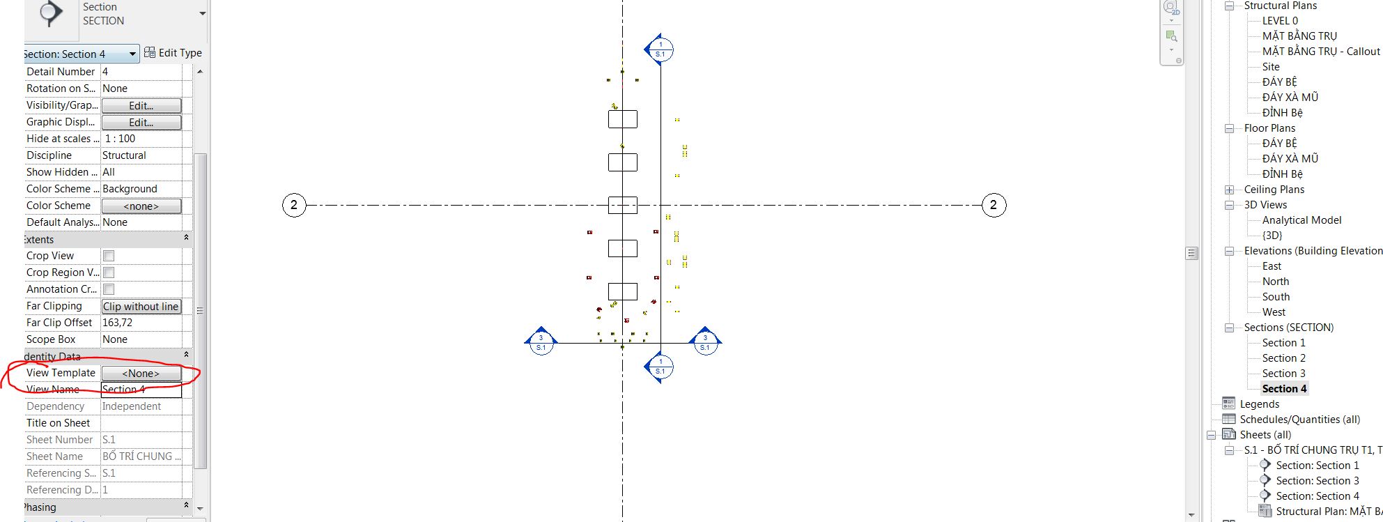 Solved: Can't see the element in section - Autodesk Community
