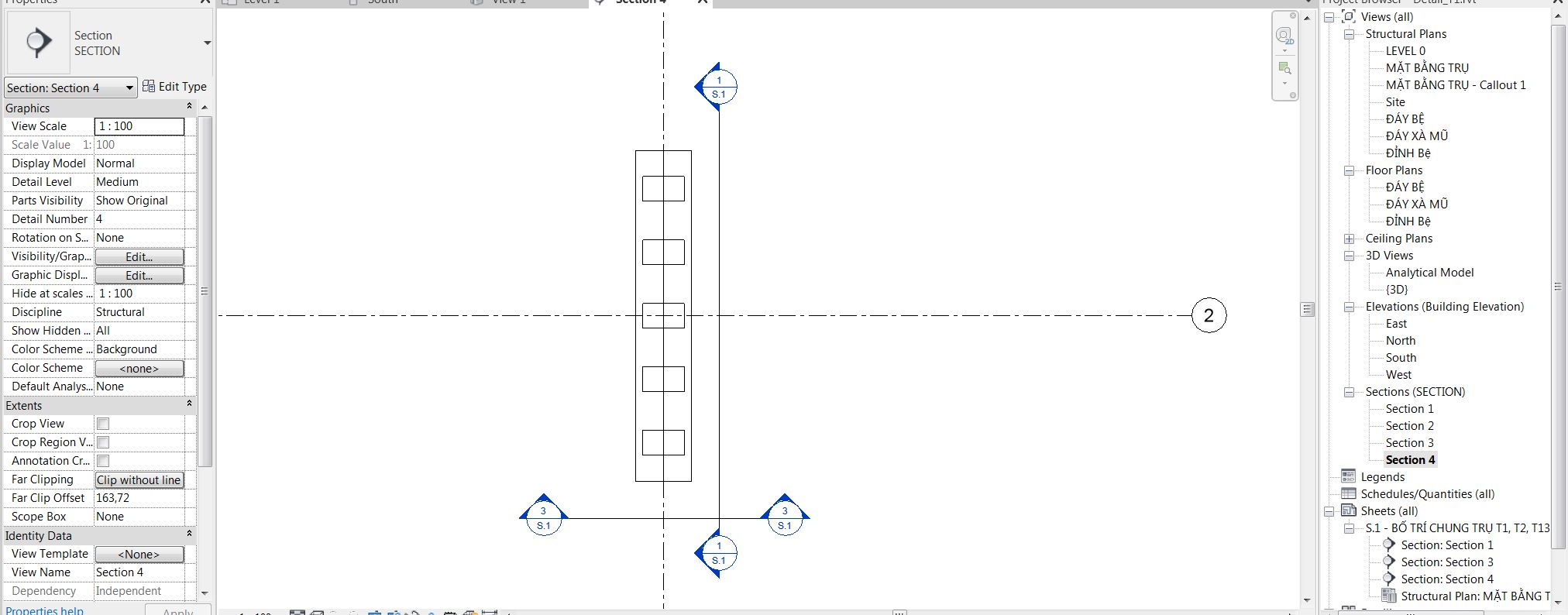 Solved: Can't see the element in section - Autodesk Community