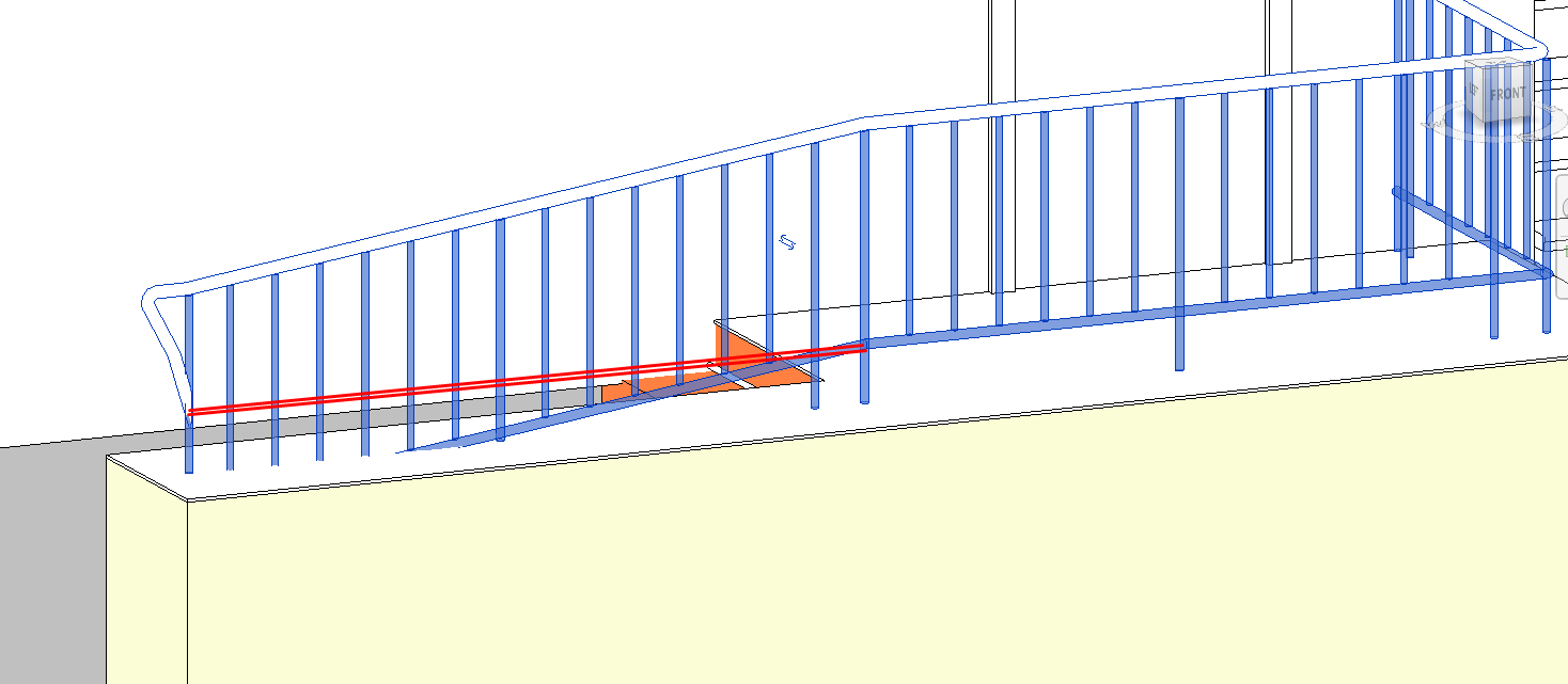 Solved Railing with sloped segment Autodesk Community