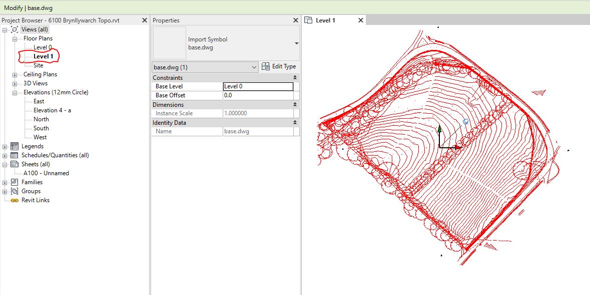 Topography visibility in plan view - Autodesk Community