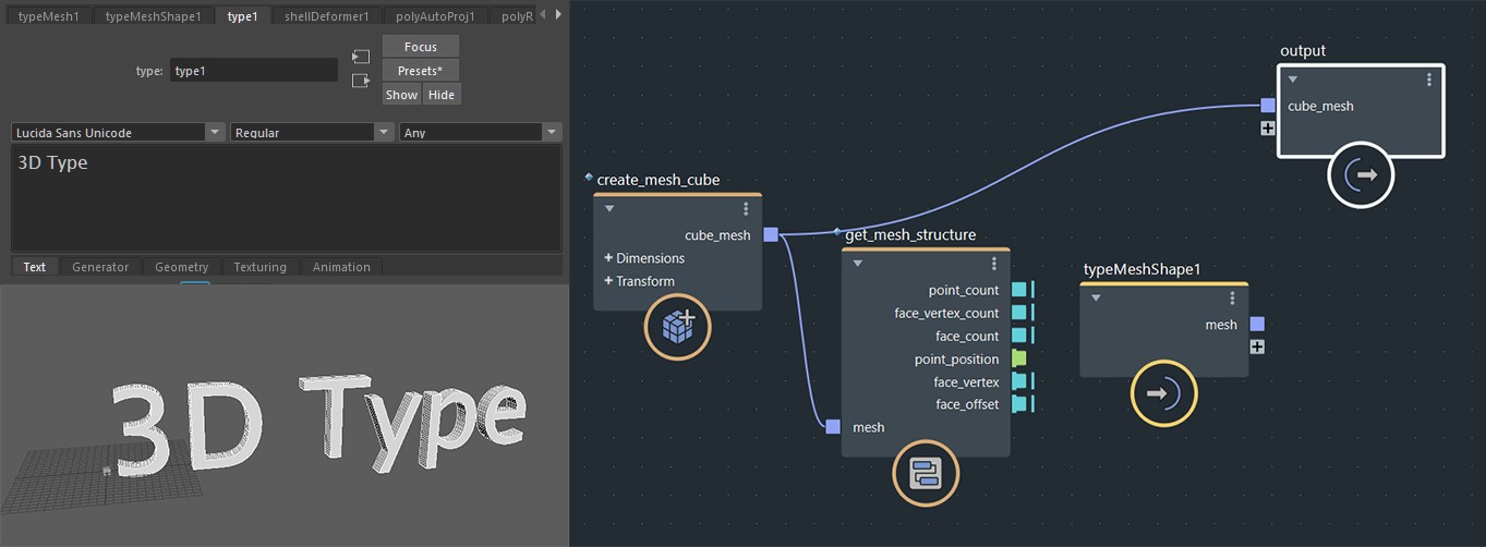 Solved: How to show mesh infomation into 