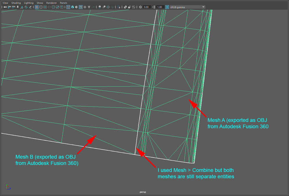 Solved: Merge two OBJ meshes from CAD into one mesh - Autodesk Community
