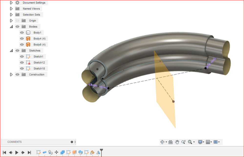 Pipe Sections to separate bodies - Autodesk Community - Fusion 360