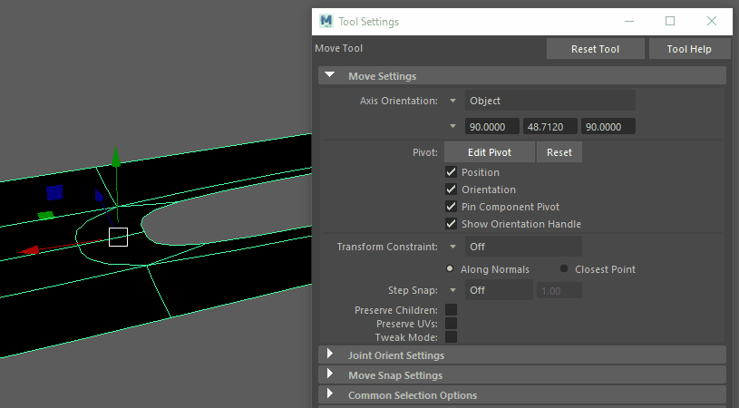 Option to change the object's rotation axis when edit the pivot ...