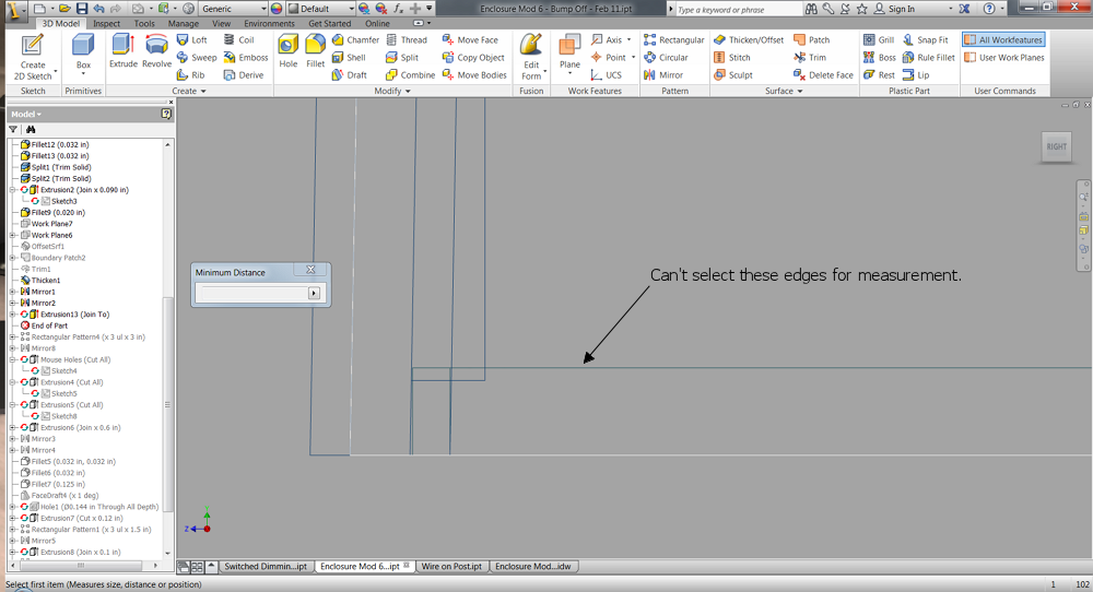 Solved: Can I measure edges in a wireframe view? - Autodesk Community