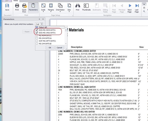 Solved: Report Creator - Parameter (Line Number) - Autodesk Community