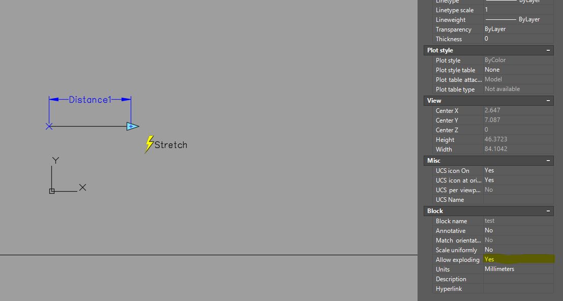 dynamic block with height and width to be locked - Autodesk Community
