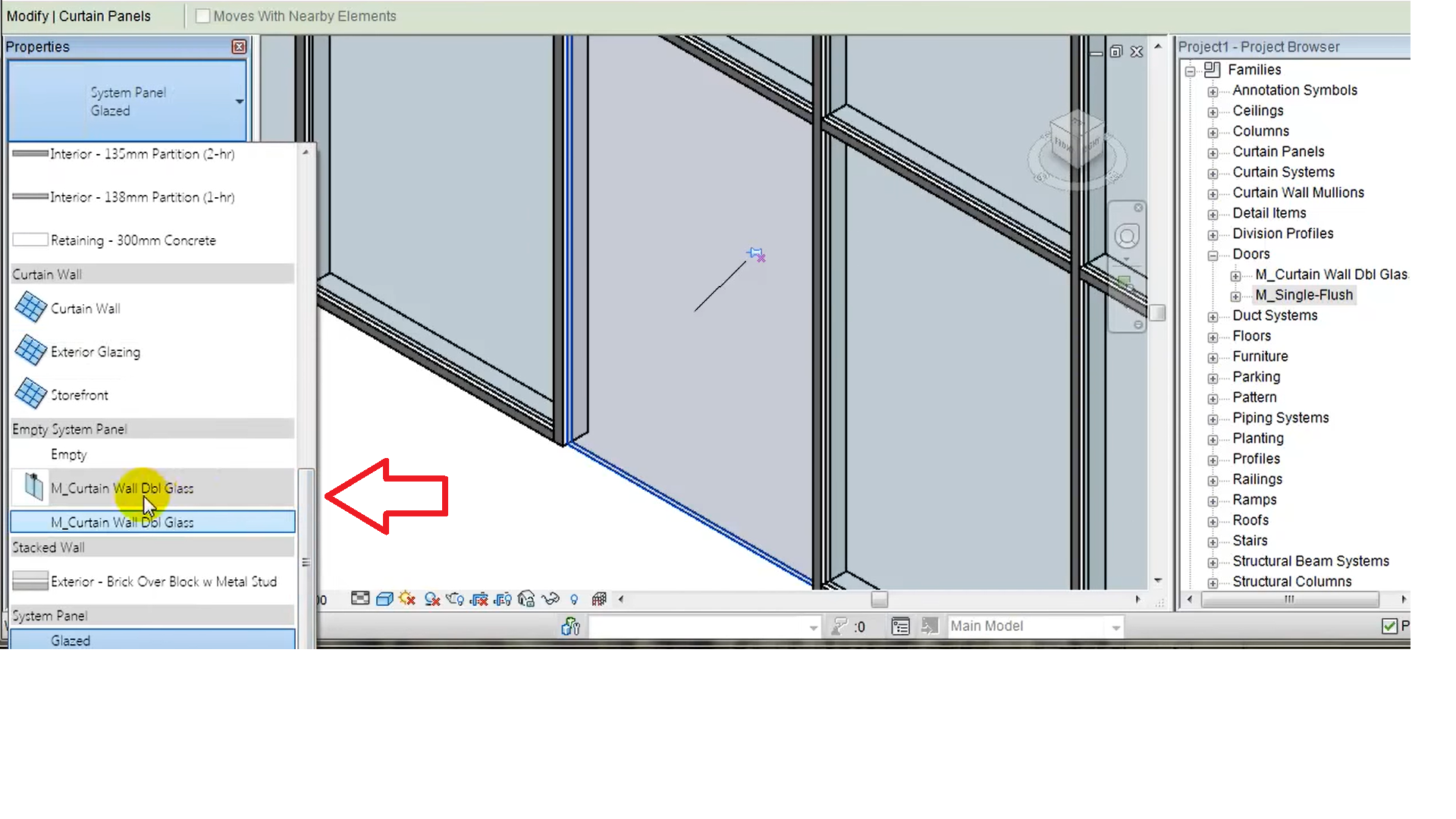 Solved: Can't Load storefront door to the panel glazed - Autodesk Community
