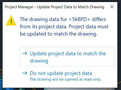 Drawing Unable to Attach to a Project - Autodesk Community
