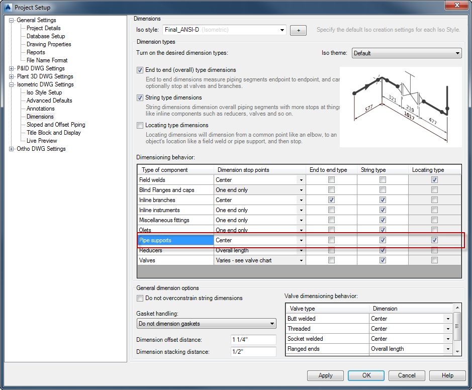 Dimensioning to Supports on Isometrics - Autodesk Community
