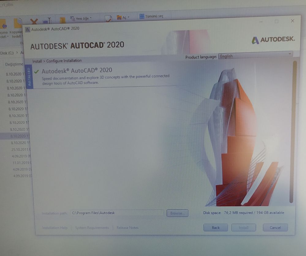 cozuldu autocad 2020 exe dosyasini indiremiyorum kurulum tamalanamiyor autodesk community international forums