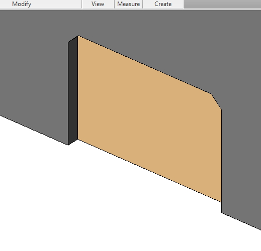 Solved Clipped Corner Garage Doors Autodesk Community Revit Products