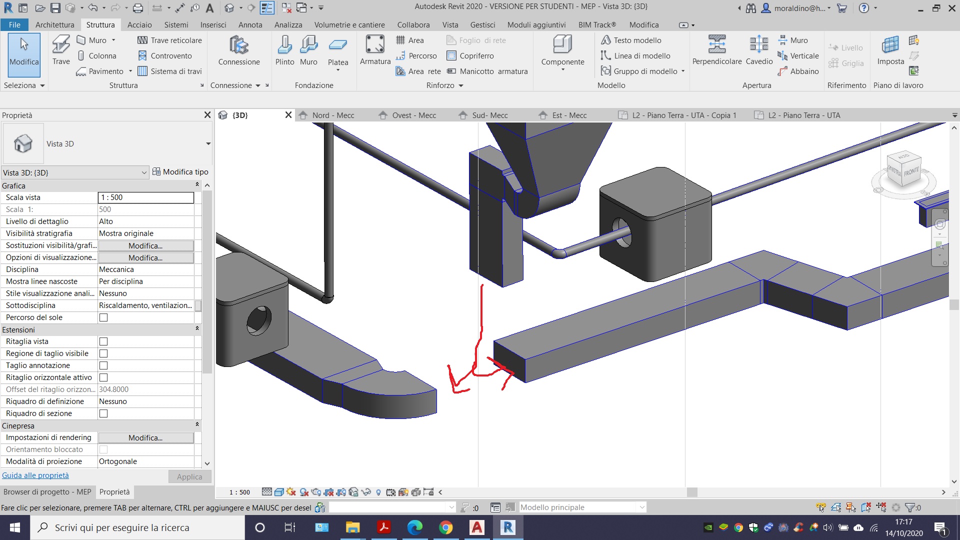 How to connect vertical duct splitting - Autodesk Community