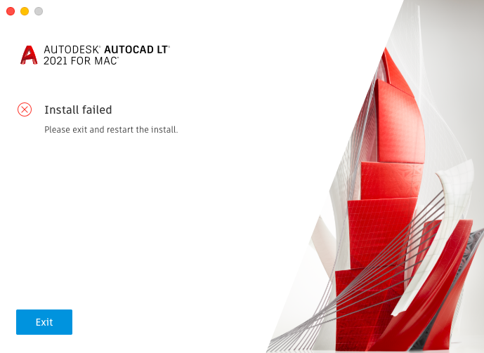 Install failed for AutoCAD and AutoCAD LT Mac 2021 - Autodesk Community