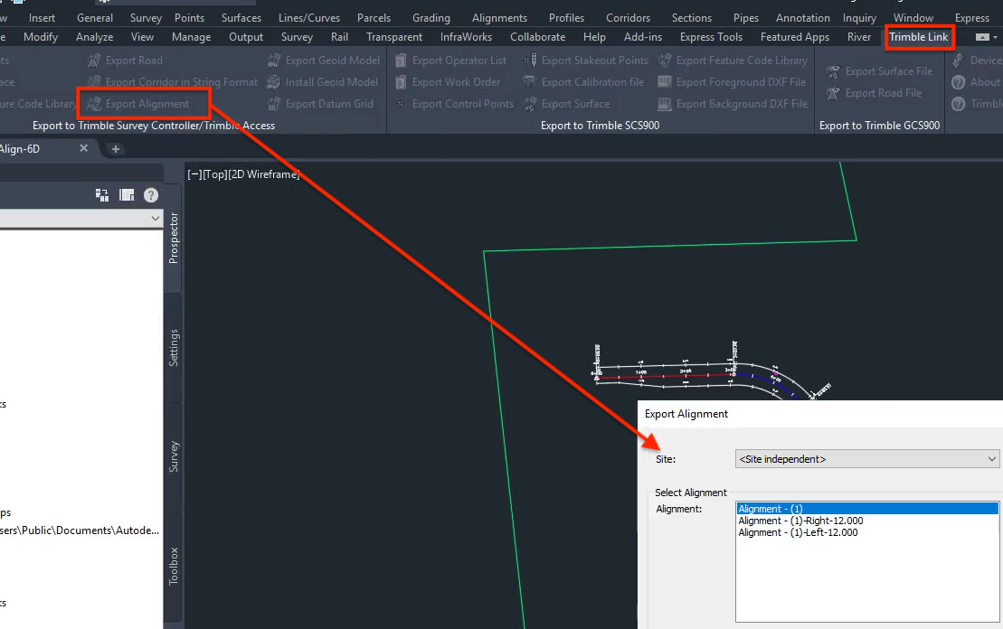 Alignment XML Export doesn't show curves Autodesk Community