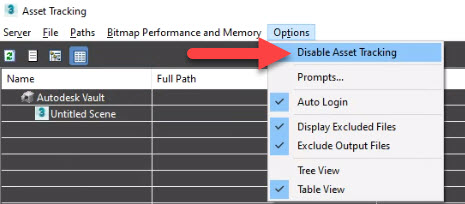 Solved: Asset Tracking Server menu unavailable - Autodesk Community - 3ds  Max