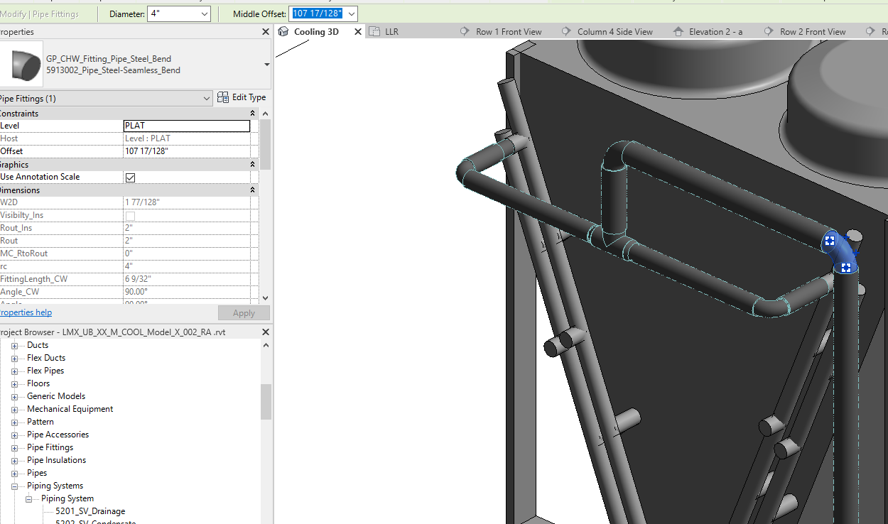 Changing fitting sizes in non-preloaded families - Autodesk Community