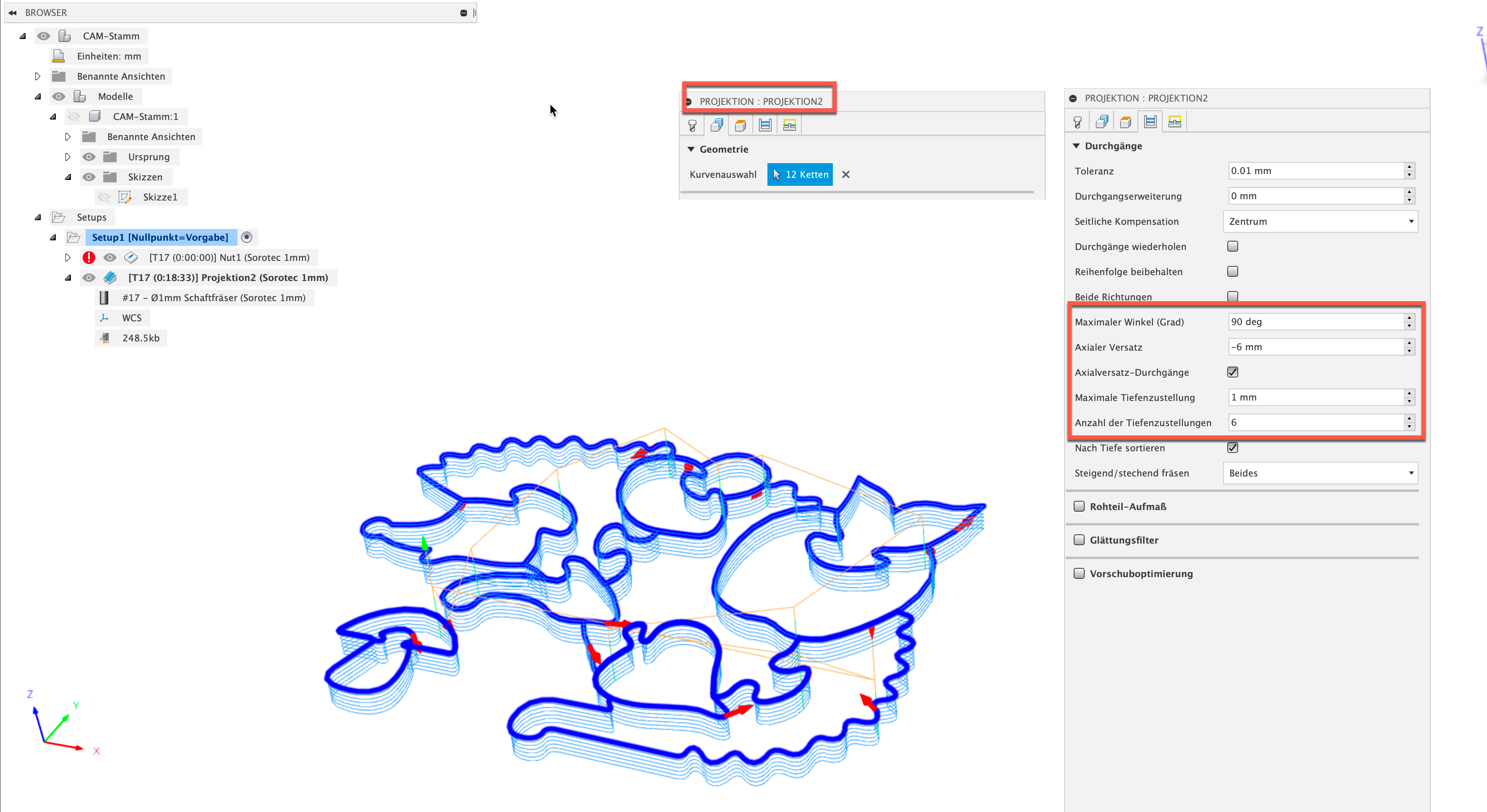 Gelöst: Fräsen entlang (auf) einer Linie nicht möglich? - Autodesk  Community - International Forums