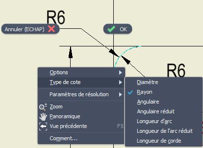 Résolu : Cotation de rayon versus cotation de diamètre - Autodesk Community