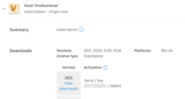 Solved: how to install vaultserver Pro with a named user account ...