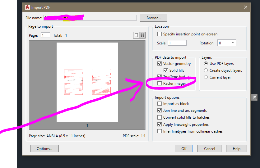 Solved: Importing PDF's - Autodesk Community - AutoCAD LT