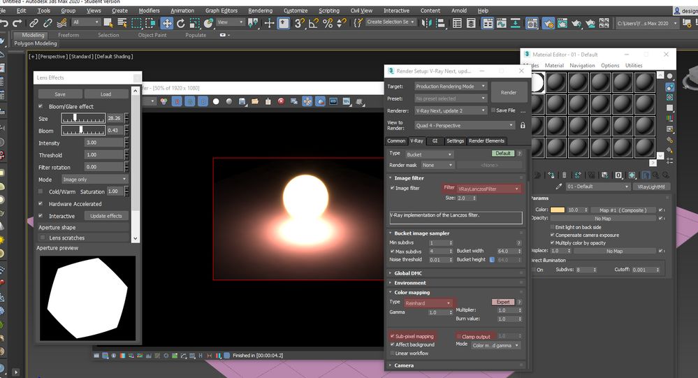 Solved: Vray light material downlights have black circles - Autodesk  Community - 3ds Max