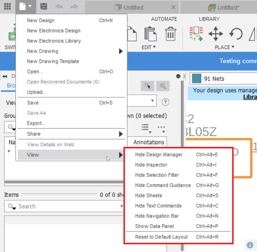 Layout PCB switching between layers, shortcuts - Autodesk Community