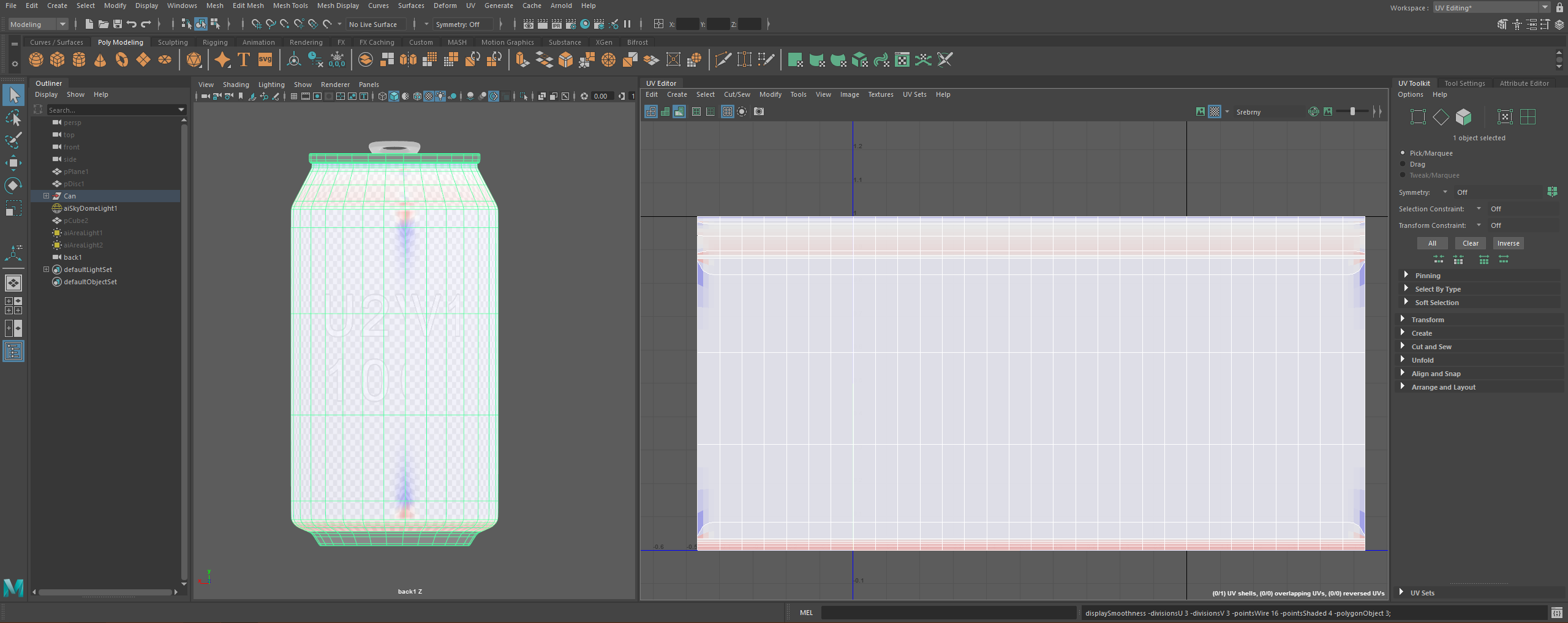 Smoothing a model breaks edges in UV - Autodesk Community