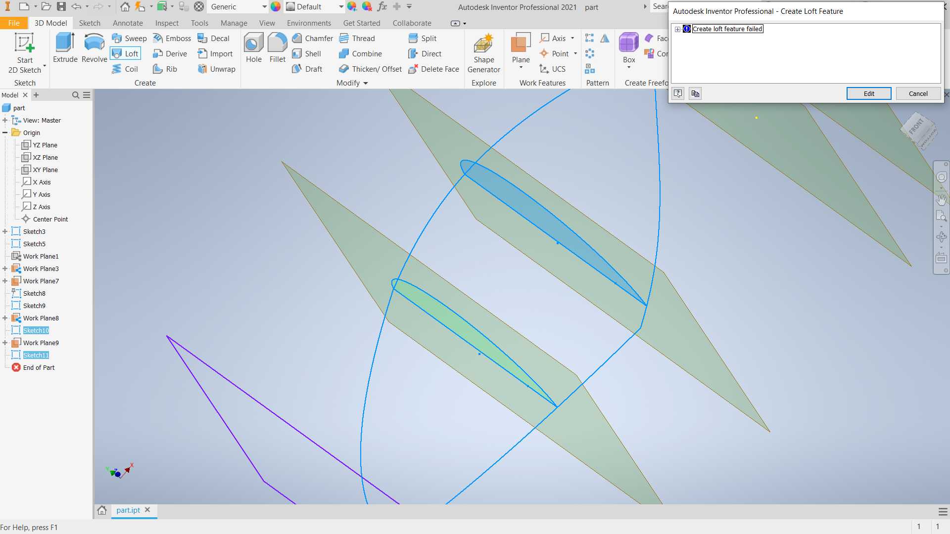 Solved Help With Sweep Tool With Rails Autodesk Community