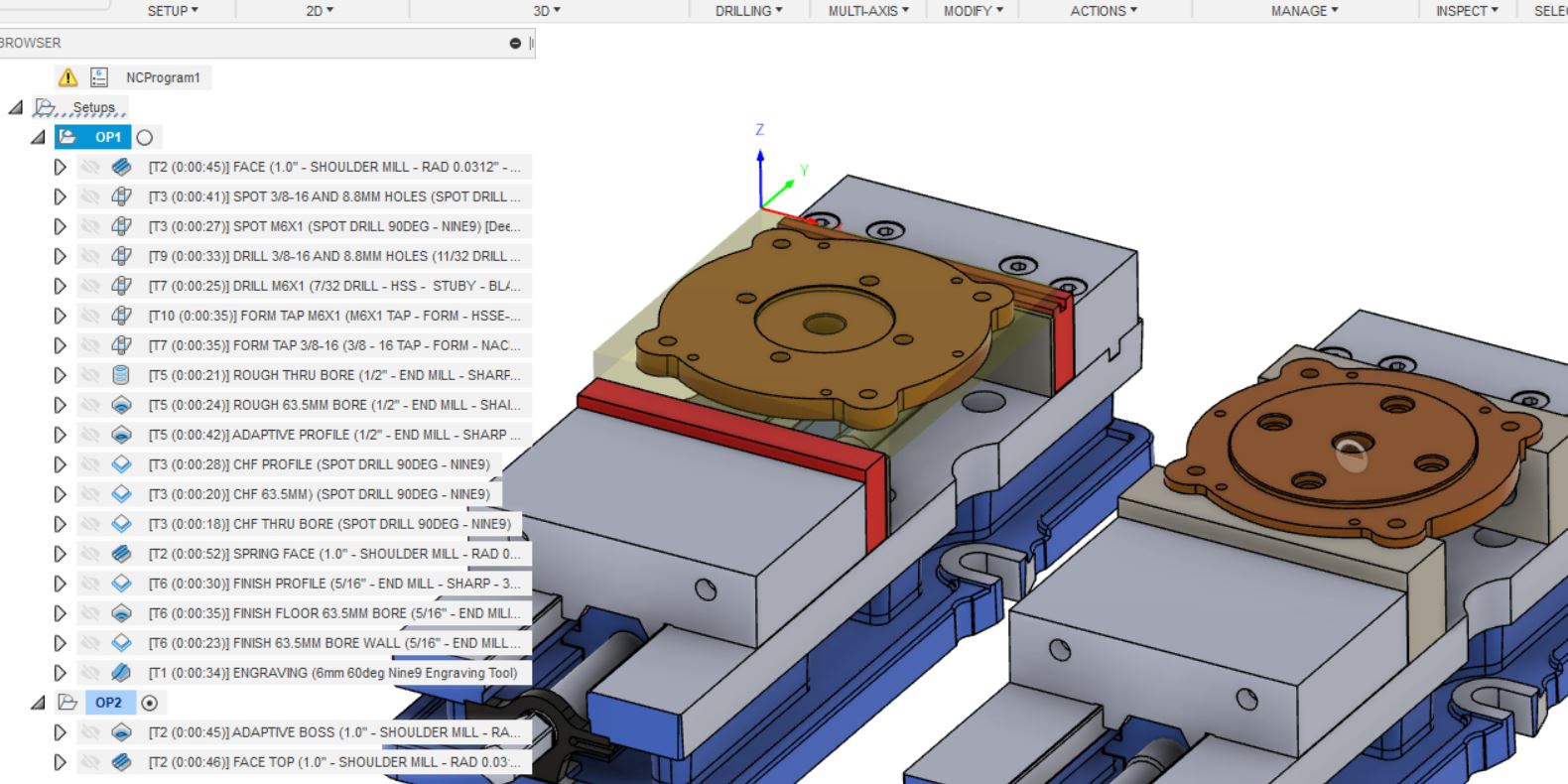 NC Program OP1 & OP2 reordering tools - Autodesk Community