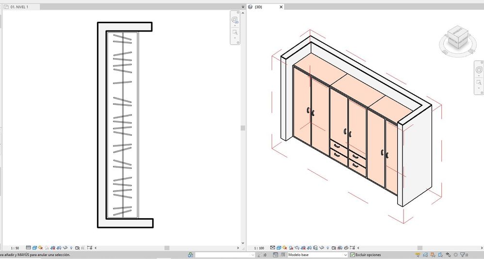 Familia de barra de armario y sus perchas - Autodesk Community -  International Forums